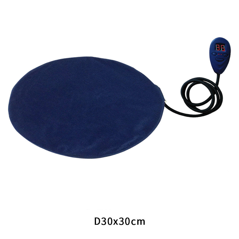 KFX-5299773 Electric Pet Heating Pad - Temperature Regulating Blanket with Intelligent Control, Flannel Fabric, 30x30cm, Multiple Colors