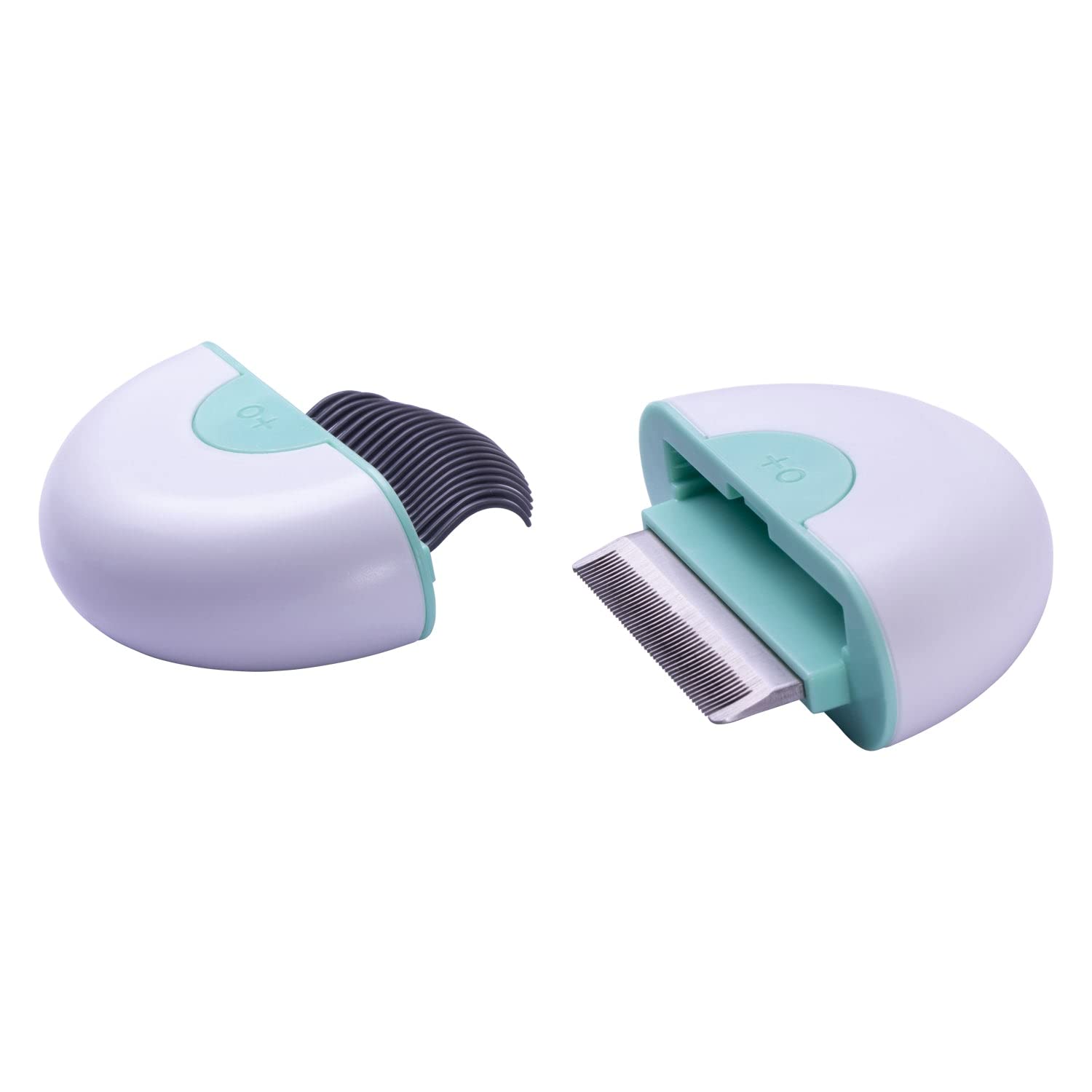 KFX-5301181 Premium Pet Grooming Comb Set for Cats and Dogs - Steel Stripping Tool & Glove for Matted Hair Removal