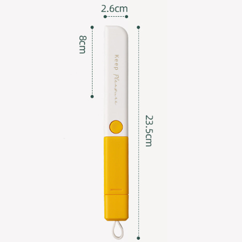KFX-5305149 Clothes and Pet Hair Removal Brush with Long Handle for Easy Cleaning