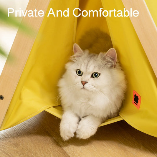 KFX-5305277 Pet Tent for Cats - Breathable, Waterproof & Scratch Resistant Outdoor Shelter