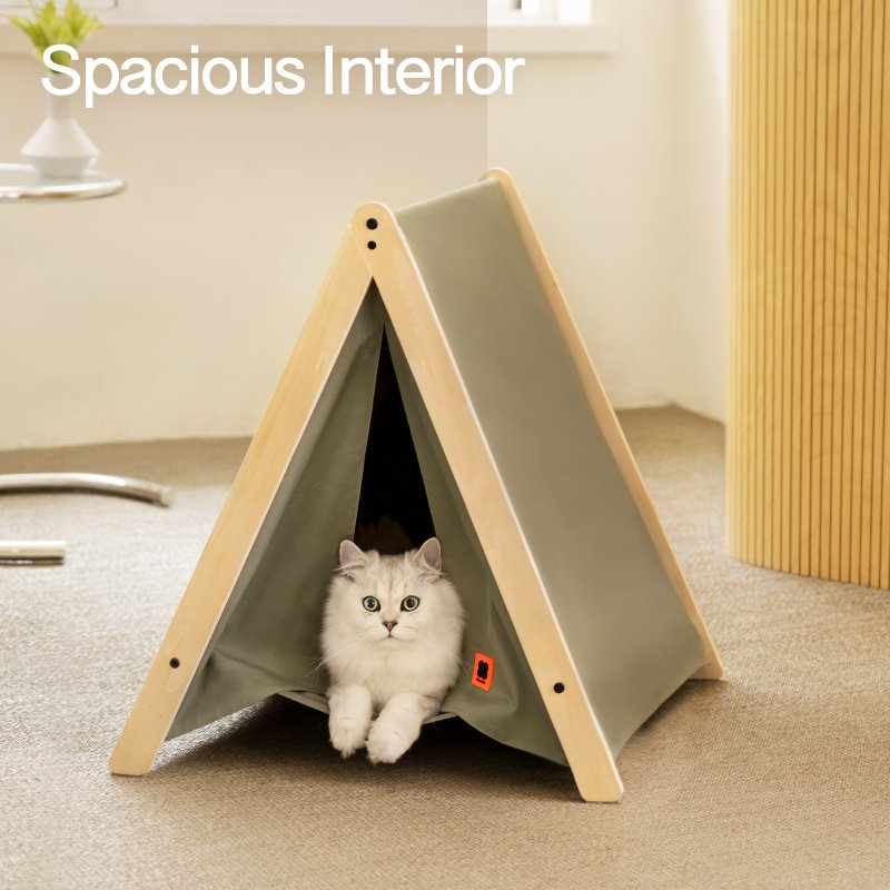 KFX-5305277 Pet Tent for Cats - Breathable, Waterproof & Scratch Resistant Outdoor Shelter
