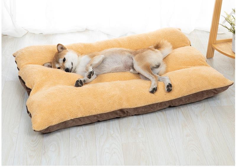 KFX-5305533 Removable and Washable Dog Cushion with Bite Resistant Fabric - Breathable Pet Sleeping Pad for Large Dogs