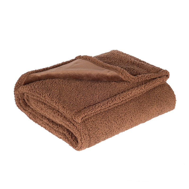 KFX-5310269 Waterproof Flannel Cotton Wool Sherpa Pet Blanket for Dogs - Multiple Sizes Available