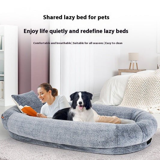KFX-5313469 Removable and Washable Dog Bed for Adults - Short Hair Fabric, Available in Multiple Colors and Sizes