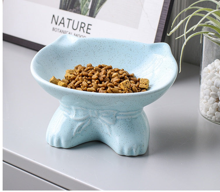 KFX-5315389 Anti-Upset Porcelain Pet Bowl - Large Capacity, High Temperature Resistance, Wear-Resistant