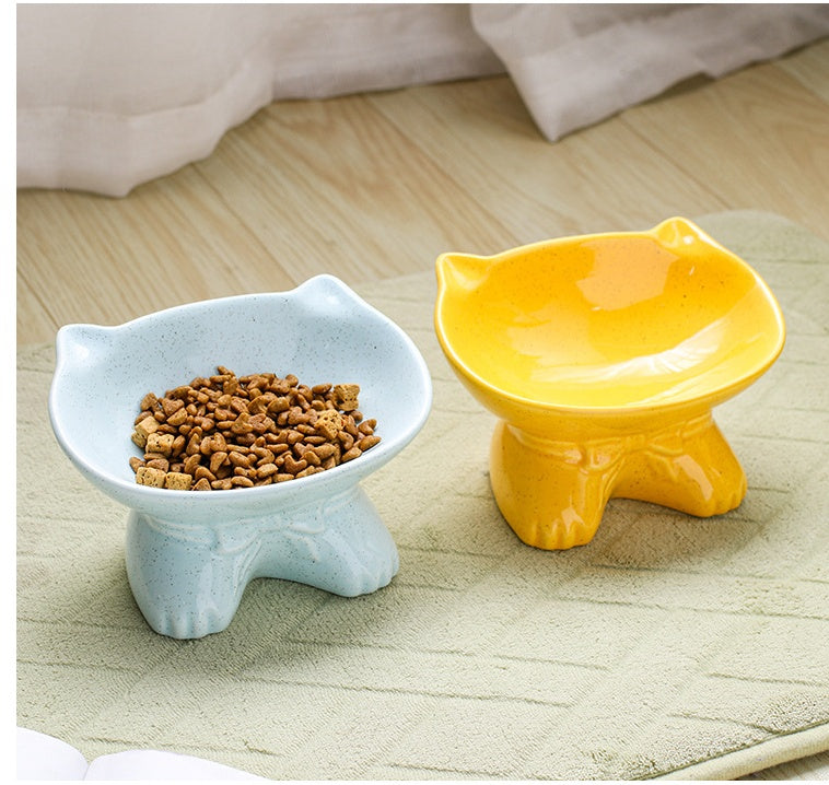 KFX-5315389 Anti-Upset Porcelain Pet Bowl - Large Capacity, High Temperature Resistance, Wear-Resistant