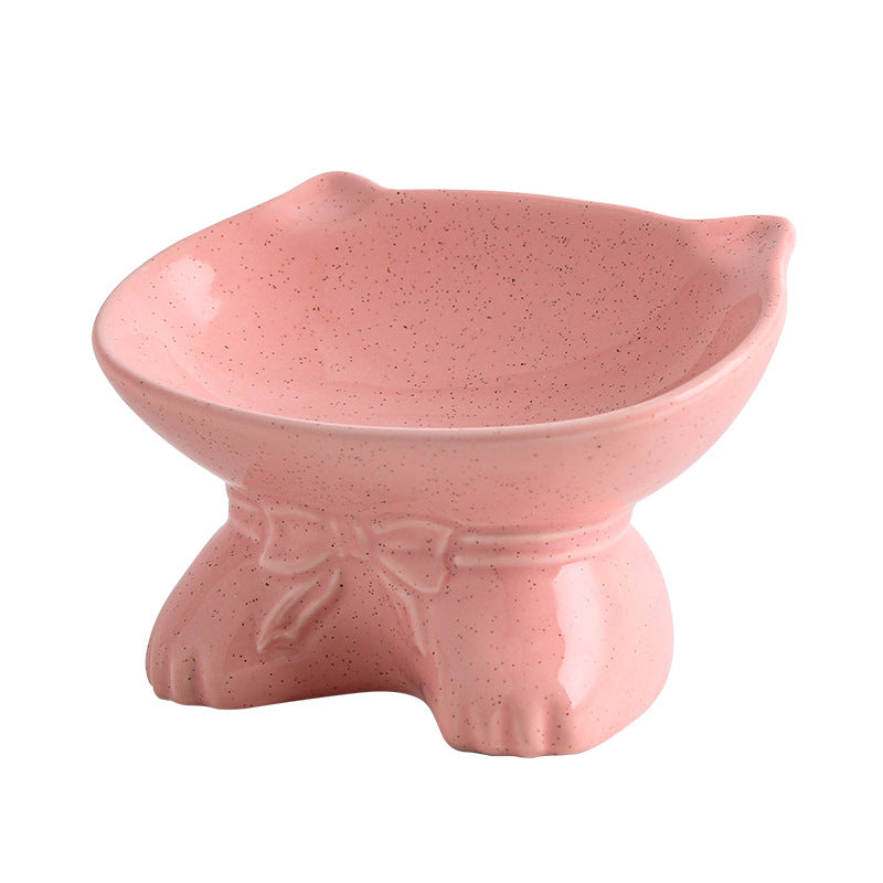 KFX-5315389 Anti-Upset Porcelain Pet Bowl - Large Capacity, High Temperature Resistance, Wear-Resistant