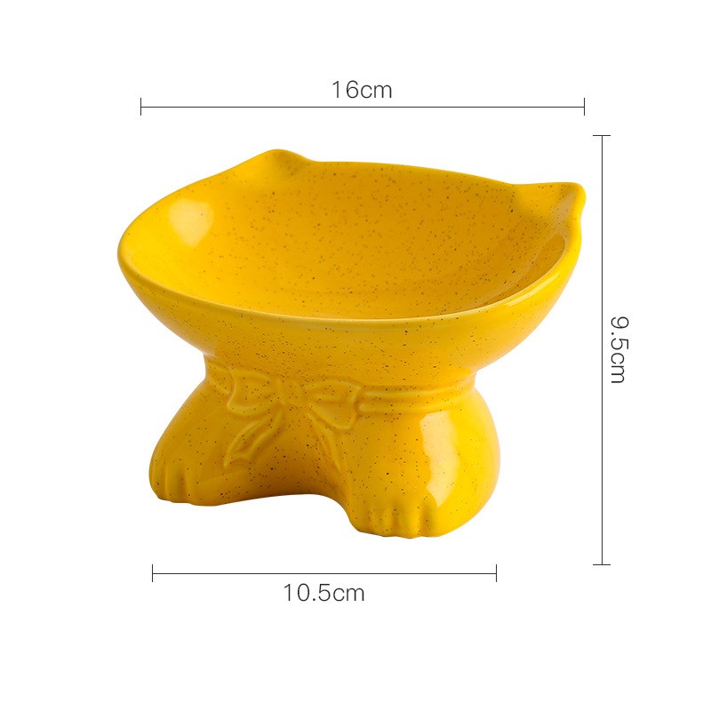 KFX-5315389 Anti-Upset Porcelain Pet Bowl - Large Capacity, High Temperature Resistance, Wear-Resistant