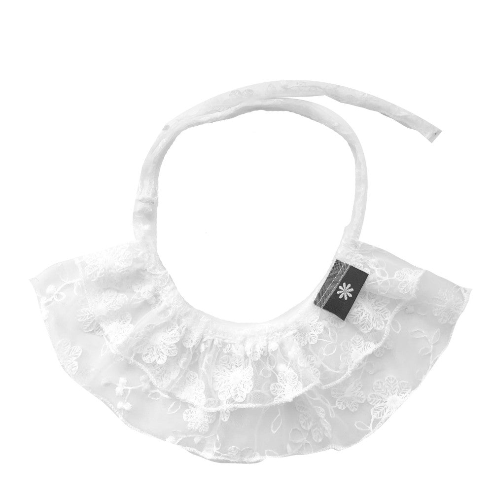 KFX-5316797 Lace Scarf for Small and Medium Dogs – Water-Soluble Fabric, 68CM Long