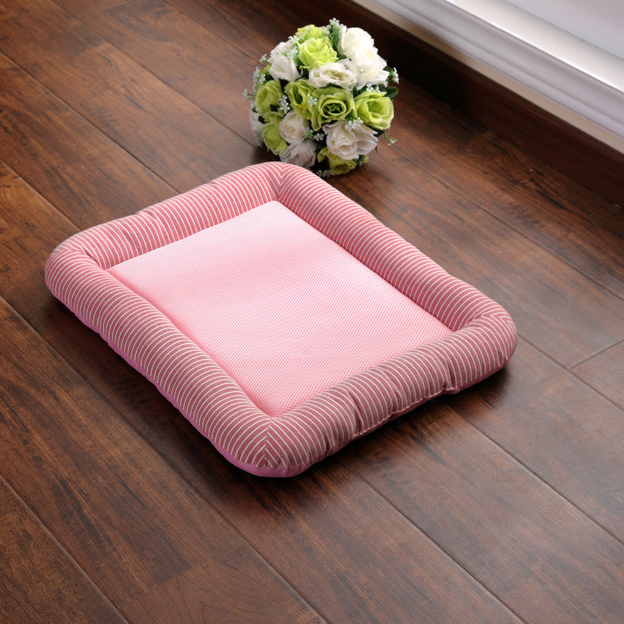 KFX-5319229 Cooling Pet Mat for Dogs and Cats, Comfortable and Lightweight, Oxford Fabric with Quick-Dry Sponge Filling, Machine Washable