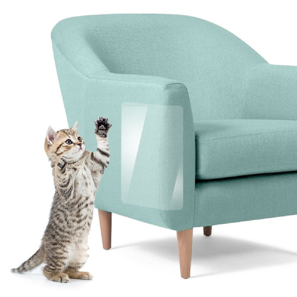 KFX-5319357 Furniture Chair Anti-Scratch Protective Stickers - 4 PCS, White Plastic, 440*300MM