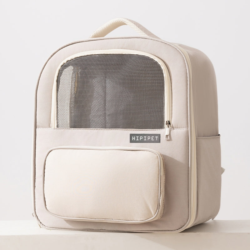 KFX-5325501 Breathable Pet Carrier Backpack for Cats and Dogs with Mesh Window and Spacious Compartment