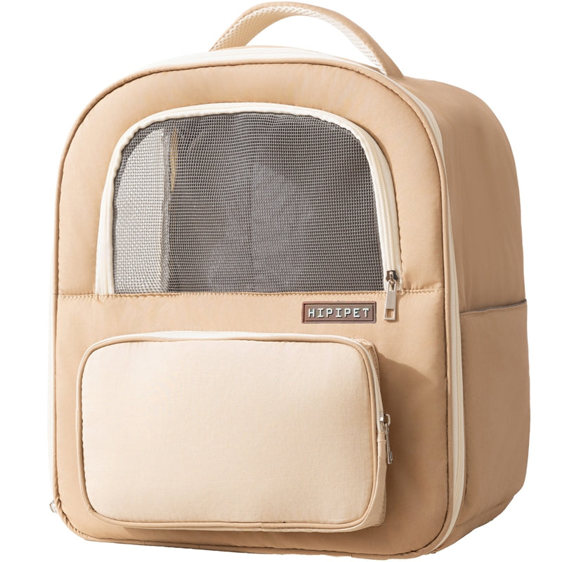 KFX-5325501 Breathable Pet Carrier Backpack for Cats and Dogs with Mesh Window and Spacious Compartment