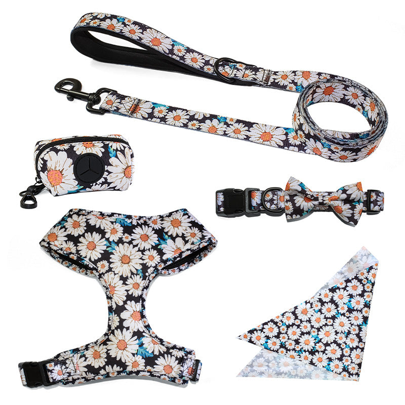 KFX-5329981 Universal Chest and Back Pet Leash Vest - Multiple Designs and Sizes Available