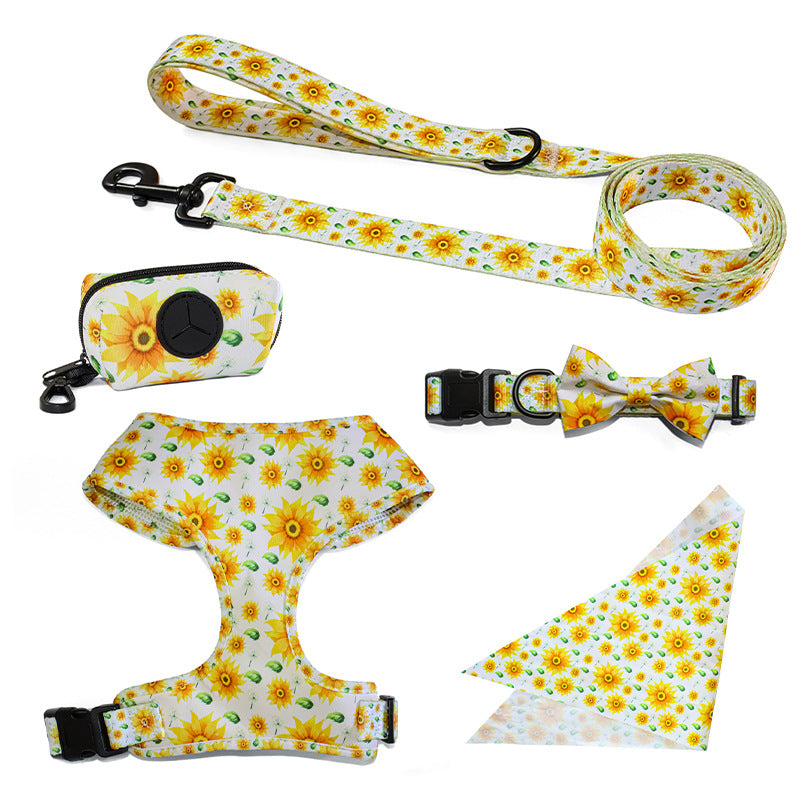 KFX-5329981 Universal Chest and Back Pet Leash Vest - Multiple Designs and Sizes Available