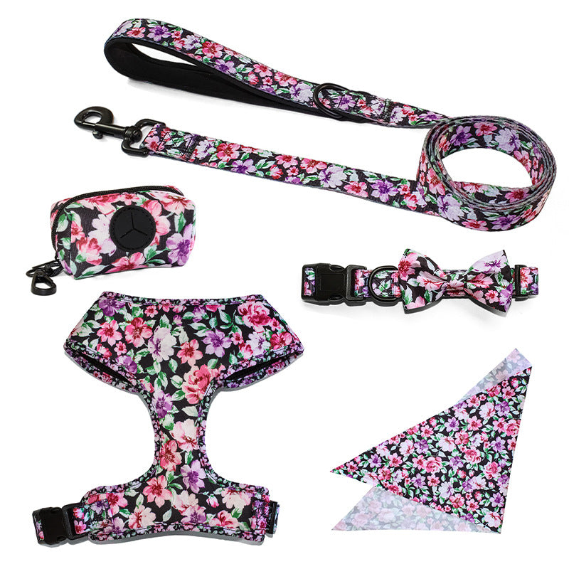 KFX-5329981 Universal Chest and Back Pet Leash Vest - Multiple Designs and Sizes Available