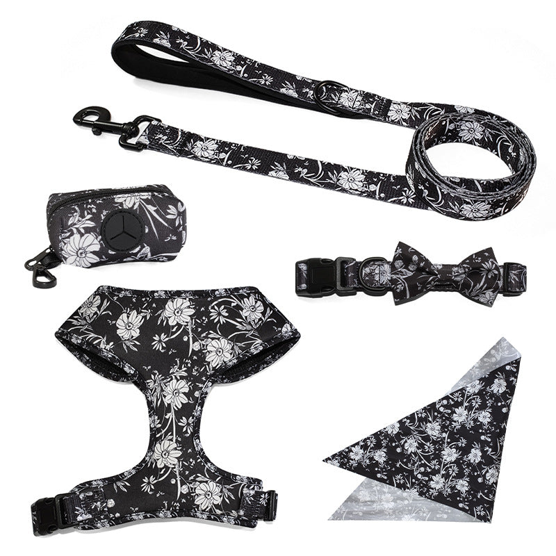 KFX-5329981 Universal Chest and Back Pet Leash Vest - Multiple Designs and Sizes Available