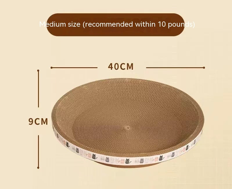 KFX-5330877 Integrated Cat Scratch Board and Nest - Corrugated Paper, Multiple Sizes Available