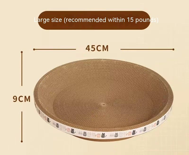 KFX-5330877 Integrated Cat Scratch Board and Nest - Corrugated Paper, Multiple Sizes Available