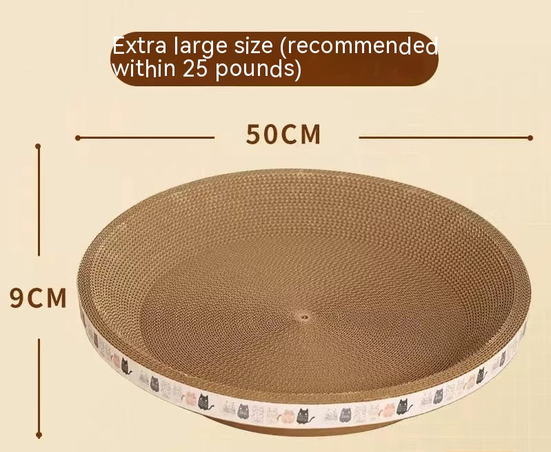 KFX-5330877 Integrated Cat Scratch Board and Nest - Corrugated Paper, Multiple Sizes Available