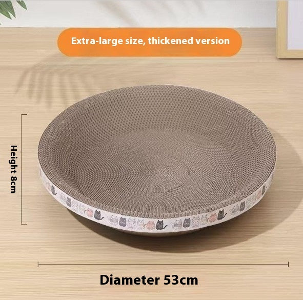 KFX-5330877 Integrated Cat Scratch Board and Nest - Corrugated Paper, Multiple Sizes Available
