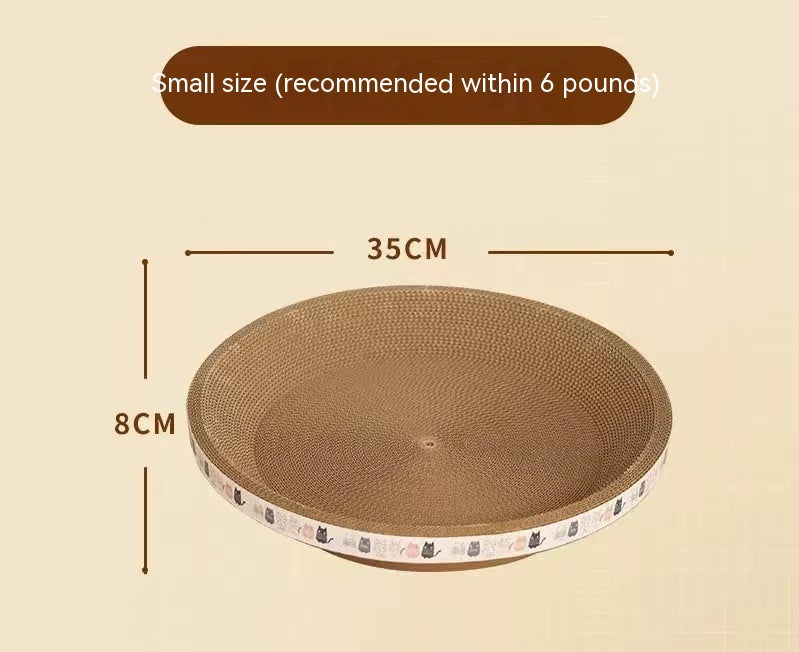 KFX-5330877 Integrated Cat Scratch Board and Nest - Corrugated Paper, Multiple Sizes Available