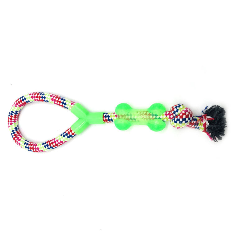 KFX-5331517 12-Piece Durable Cotton Rope Toy Set for Pets - Promotes Healthy Teeth and Gums