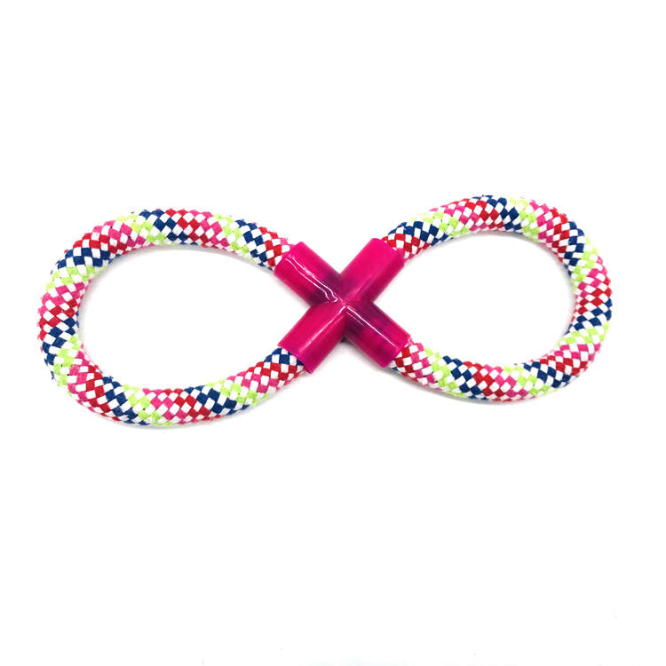 KFX-5331517 12-Piece Durable Cotton Rope Toy Set for Pets - Promotes Healthy Teeth and Gums