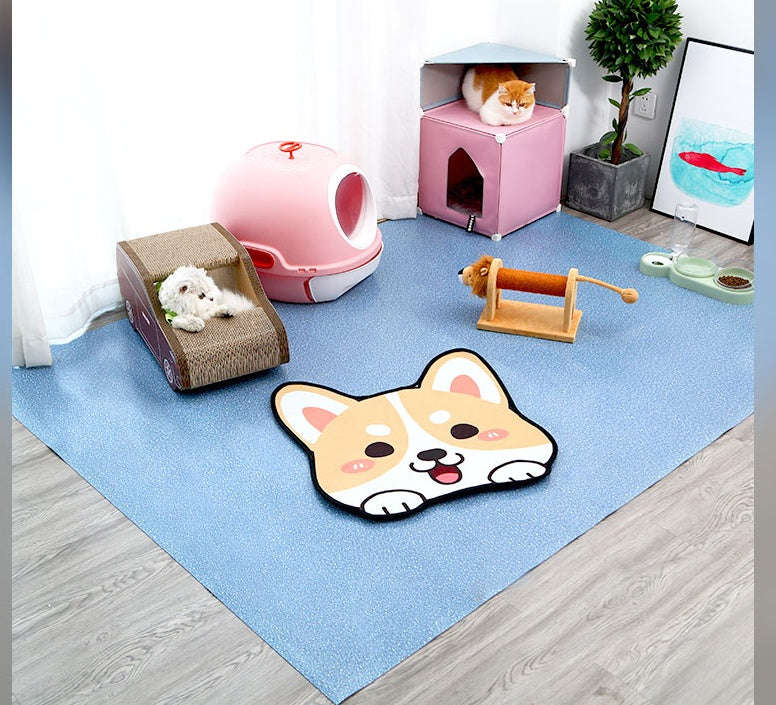 KFX-5332541 Waterproof Anti-Urinary Dog Cage Carpet - Durable PVC Pet Sleeping Mat