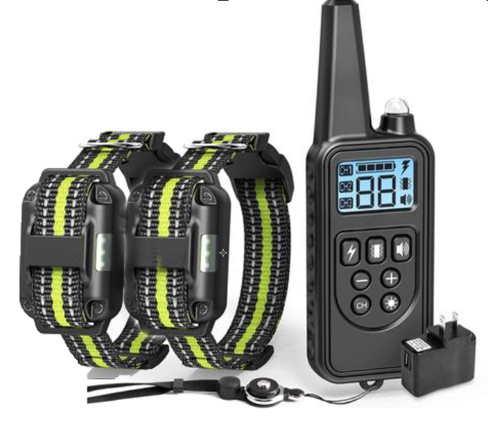 KFX-5332669 800M Waterproof Dog Trainer Collar with Adjustable Shock, Vibration, and Sound Features