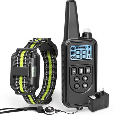 KFX-5332669 800M Waterproof Dog Trainer Collar with Adjustable Shock, Vibration, and Sound Features