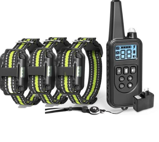 KFX-5332669 800M Waterproof Dog Trainer Collar with Adjustable Shock, Vibration, and Sound Features