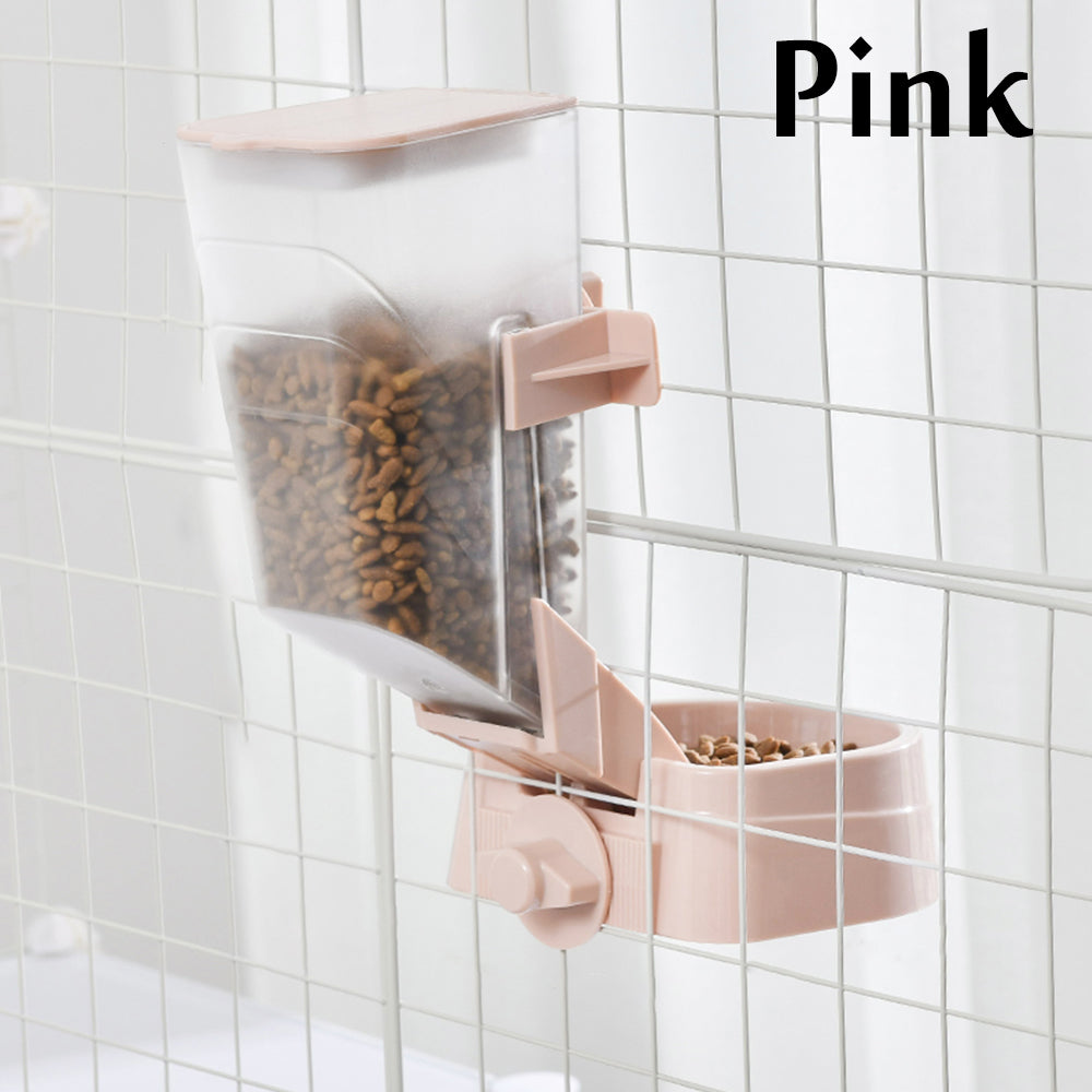 KFX-5334461 Suspended Automatic Pet Food Dispenser for Cats and Dogs - 2L Capacity, Adjustable Design