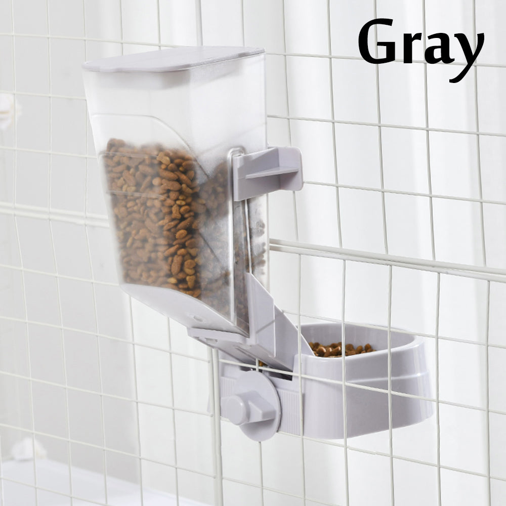 KFX-5334461 Suspended Automatic Pet Food Dispenser for Cats and Dogs - 2L Capacity, Adjustable Design