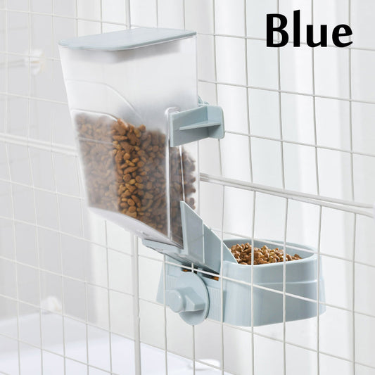 KFX-5334461 Suspended Automatic Pet Food Dispenser for Cats and Dogs - 2L Capacity, Adjustable Design