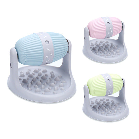 KFX-5342397 Leaking Drum-Type Slow Feeding Toy - Available in Blue, Pink, Green