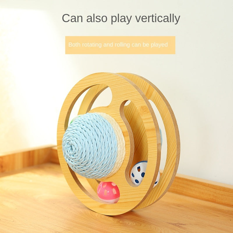 KFX-5343677 Sisal Rope Cat Scratching Ball for Interactive Play and Furniture Protection