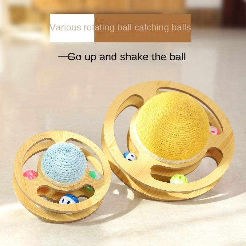 KFX-5343677 Sisal Rope Cat Scratching Ball for Interactive Play and Furniture Protection