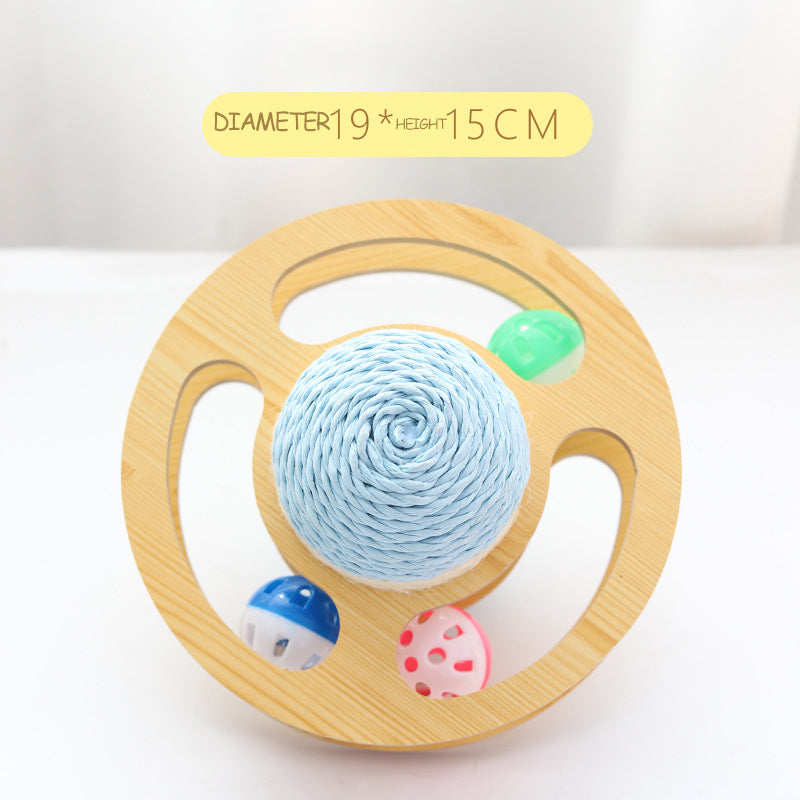KFX-5343677 Sisal Rope Cat Scratching Ball for Interactive Play and Furniture Protection