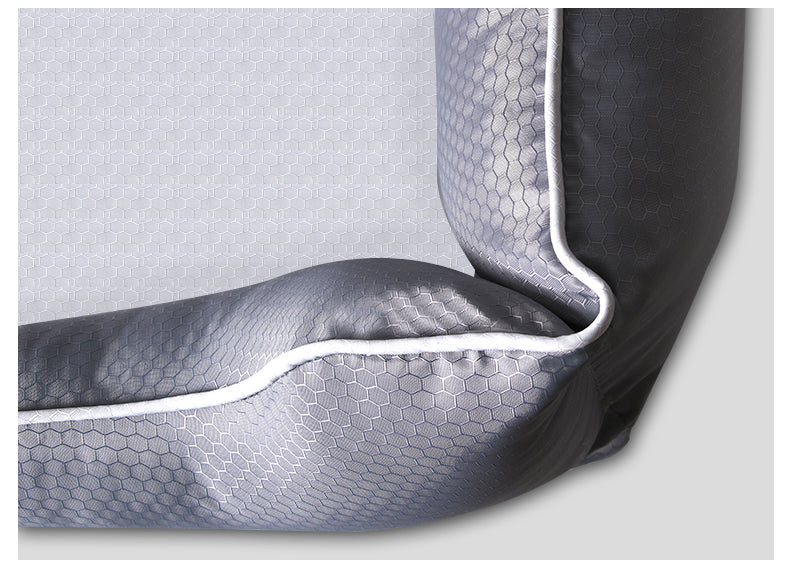 KFX-5346237 Removable Dark Grey Pet Litter Bed with Non-Stick Kennel for Dogs and Cats