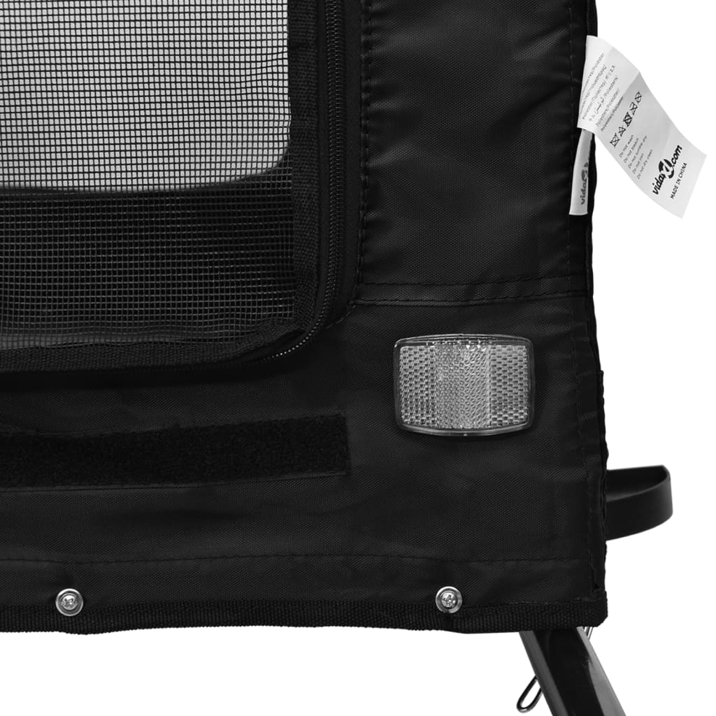 KFX-5347645 Dog Bicycle Trailer – Durable Oxford Fabric & Iron Frame for Pet Transport