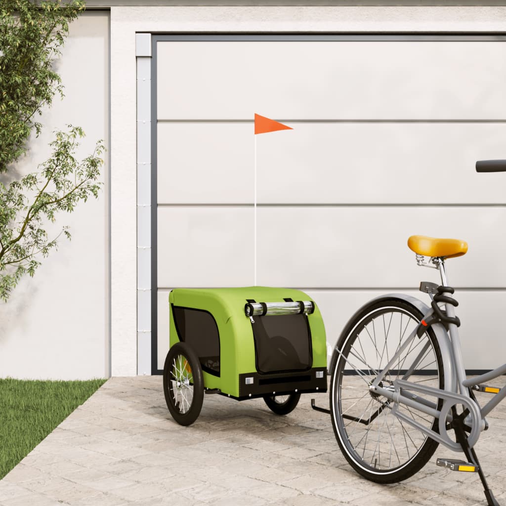 KFX-5347645 Dog Bicycle Trailer – Durable Oxford Fabric & Iron Frame for Pet Transport