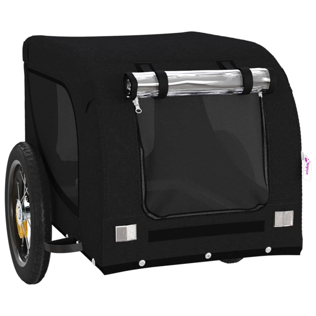KFX-5347645 Dog Bicycle Trailer – Durable Oxford Fabric & Iron Frame for Pet Transport