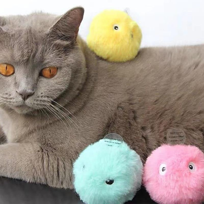 KFX-5349437 Interactive Pet Toy Ball with Animal Sounds for Cats and Dogs
