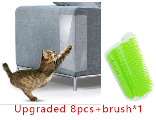 KFX-5352125 Sofa and Furniture Claw Protector Pads - Universal Sticky Anti-Scratch PVC Sheets, 2PCS Set
