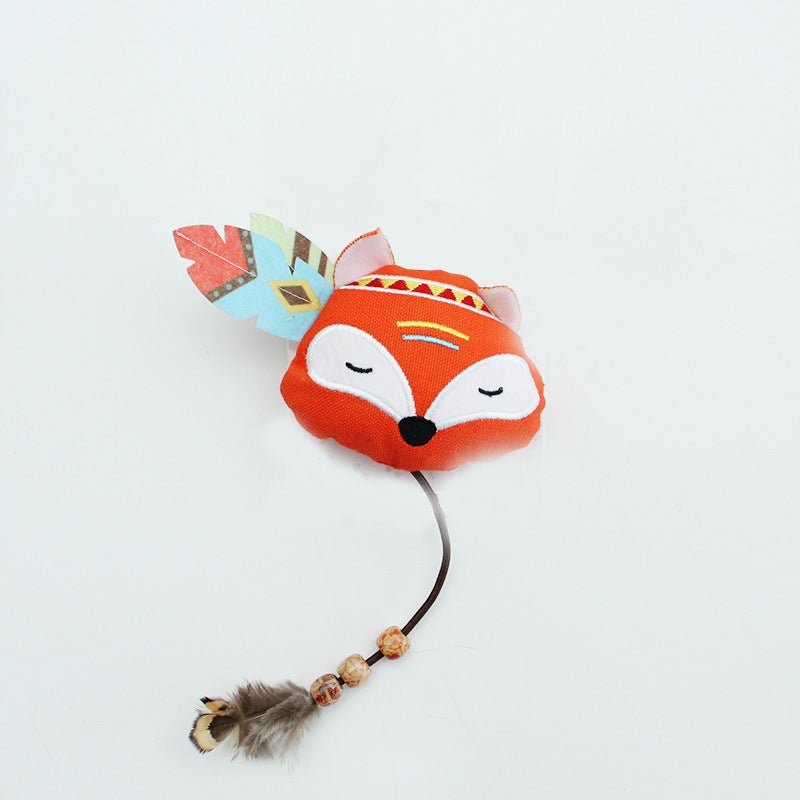 KFX-5357373 Jungle Animal Catnip Toys - Bite Resistant Interactive Kickers for Indoor Cats