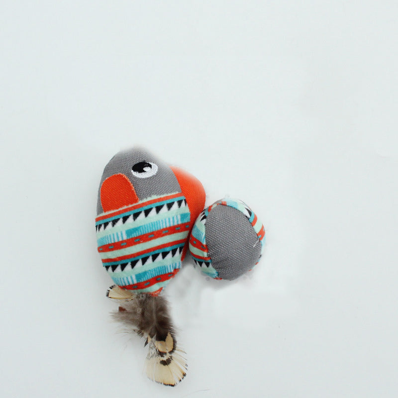KFX-5357373 Jungle Animal Catnip Toys - Bite Resistant Interactive Kickers for Indoor Cats
