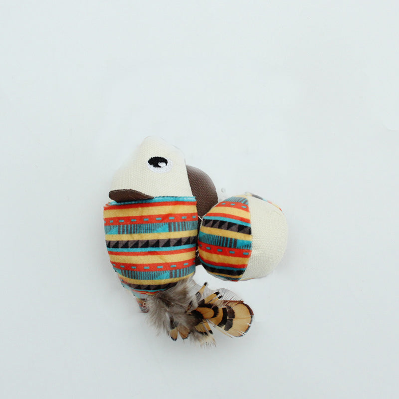 KFX-5357373 Jungle Animal Catnip Toys - Bite Resistant Interactive Kickers for Indoor Cats