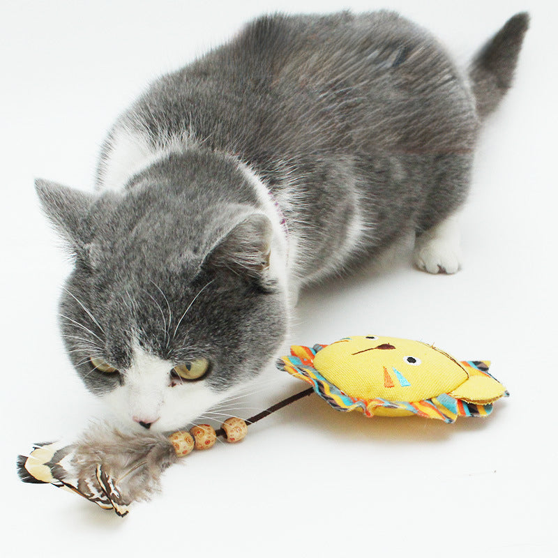 KFX-5357373 Jungle Animal Catnip Toys - Bite Resistant Interactive Kickers for Indoor Cats