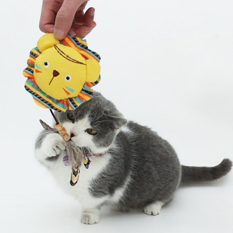 KFX-5357373 Jungle Animal Catnip Toys - Bite Resistant Interactive Kickers for Indoor Cats